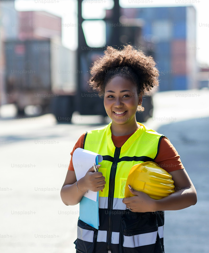 Logistics worker